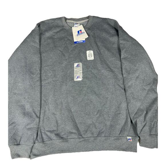 New Vintage Russell Athletic crewneck sweatshirt Men Sz L Large NWT Y2K DS - Picture 1 of 12